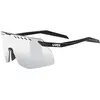 Image de Uvex, Unisexe, Lunettes de sport, pace stage small (black matt (argent), Miroir Argent), Noir