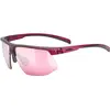 Image de Uvex, Unisexe, Lunettes de sport, aerios (Cranberry Mat, Miroir Rose), Pink, Rouge, Rose