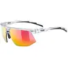 Image de Uvex, Unisexe, Lunettes de sport, aerios (Clear, Miroir Rouge), Transparent