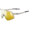 Image de Uvex, Unisexe, Lunettes de sport, sequenze (Gris Mat, Miroir Or), Gris