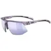 Image de Uvex, Unisexe, Lunettes de sport, aerios small (pourpre mat transparent, Mirror Purple), Violet