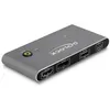 Image de DeLock Commutateur KVM USB-C vers HDMI et DisplayPort 1.4 avec 3 ports USB-A 2.0