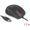 Image de Delock 12548 (Filaire), Souris, Noir