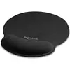 Image de Delock Tapis de souris avec repose-poignets rond noir (S), Tapis de souris, Noir