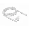 Image de DeLock : Gaine en spirale pour protection de câble - Ø 15 mm - 2,5 m - Blanc