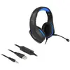 Image de Delock Casque Gaming Over-Ear LED pour PC,Notebook,Consoles Noir (Filaire), Casque gaming, Noir, Bleu