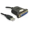 Image de Delock Adaptateur USB - Parallèle (0.80 m, Parallèle (imprimante)), Câble d'interface