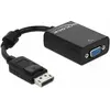 Image de Delock DP à (VGA, 12.50 cm), Adaptateur données + vidéo, Noir