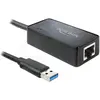 Image de Delock USB 3.0 à (USB 3.0, RJ45 Gigabit Ethernet (1x)), Adaptateur réseau, Noir