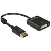 Image de Delock 62599 DP à l'adresse (DVI, 20 cm), Adaptateur données + vidéo, Noir