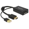 Image de Delock - Convertisseur vidéo - HDMI - DisplayPort - noir - Pour la vente au détail
