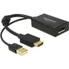 Image de Delock HDMI zu (DP, 24.50 cm), Adaptateur données + vidéo, Noir