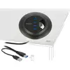 Image de Delock Concentrateur de bureau 4 ports USB 3.0 (USB-A, 4 ports), Station d’accueil + hub USB, Noir