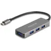 Image de Delock 63173 (USB-C, 4 ports), Station d'accueil + hub USB, Noir