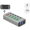 Image de Delock Hub USB 3.2 (USB-B, 6 ports), Station d’accueil + hub USB, Gris