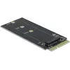 Image de Delock Adaptateur SATA - M.2 Key-B SATA SSD 2 cm, Disque dur : accessoires