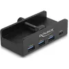 Image de Delock Hub externe USB 5 Gbps 4 ports 3 x USB Type-A et 1 x (USB-A, 4 ports), Station d’accueil + hub USB, Noir