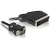 Image de Delock Scart   VGA (2 m), Câble vidéo, Noir