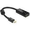 Image de Delock Mini-port d'affichage vers (HDMI, 18 cm), Adaptateur données + vidéo, Noir