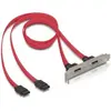 Image de Delock Parenthèse eSATA2 (45 cm, eSATA, SATA III), Câble interne (PC)