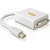 Image de Delock Adaptateur de moniteur mini-port d'affichage vers DVI (DVI, 18 cm), Adaptateur données + vidéo, Noir