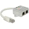 Image de Delock Doubleur de connexion RJ45 2x ISDN (Accessoires réseau), Réseau : accessoires