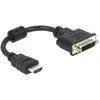 Image de Delock HDMI zu (DVI, HDMI, 20 cm), Adaptateur données + vidéo, Noir