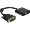 Image de Delock DVI à (VGA, 16 cm), Adaptateur données + vidéo, Noir