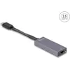 Image de Delock Adaptateur USB Type-C  vers 2,5 Gigabit LAN slim (USB, USB-C, RJ45 2.5 Gigabit Ethernet (1x)), Adaptateur réseau, Gris