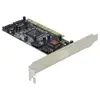 Image de Delock Controller SATA, 4 port with Raid - Contrôleur de stockage (RAID) - 4 Canal - SATA 1.5Gb/s - RAID 0, 1, 0+1 - PCI