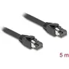 Image de Delock Câble réseau RJ45 Cat.8.1 S/FTP 5 m jusqu'à 40 Gbps noir (S/FTP, CAT8.1, 5 m), Câble réseau