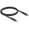 Image de Delock Mini DisplayPort Kabel 16K 60 Hz 80 Gbps 1,5 m (1.50 m), Câble vidéo, Noir