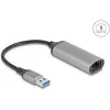 Image de Delock USB Typ-A 5 Gigabit LAN Adapter (RJ45 (1x)), Adaptateur réseau, Gris