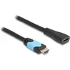 Image de Delock Câble d'extension HDMI haute vitesse 48 Gbps 8K 60 Hz 1 m (1 m), Câble vidéo, Turquoise, Noir