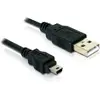 Image de Delock USB-A - USB-B mini (1.50 m, USB 2.0), Câble USB