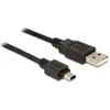 Image de Delock USB A   USB Mini B (0.70 m, USB 2.0), Câble USB