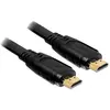 Image de Delock HDMI (Typ A)   HDMI (Typ A) (2 m), Câble vidéo, Noir