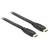 Image de Delock HDMI (Typ A)   HDMI (Typ A) (5 m), Câble vidéo, Noir