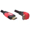 Image de Delock HDMI (Typ A)   HDMI (Typ A) (3 m), Câble vidéo, Rouge, Noir