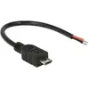 Image de Delock USB Micro-B (0.10 m, USB 2.0), Câble USB
