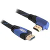 Image de Delock HDMI (Typ A)   HDMI (Typ A) (5 m), Câble vidéo, Bleu, Noir