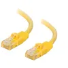 Image de C2G Enhanced Cat5E 350MHz Snagless Patch Cable - Cordon de raccordement - RJ-45 (M) pour RJ-45 (M) - 15 m - CAT 5e - moulé, sans crochet, bloqué - jaune
