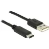 Image de Delock Câble USB 2.0 A-C (0.50 m, USB 2.0), Câble USB
