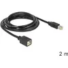 Image de Delock USB B   USB B (2 m, USB 2.0), Câble USB