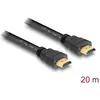 Image de Delock HDMI (Typ A)   HDMI (Typ A) (20 m), Câble vidéo, Noir