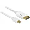 Image de Delock Mini DisplayPort   DisplayPort (3 m), Câble vidéo, Blanc