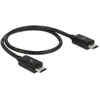 Image de Delock Micro USB-B - Micro USB-B OTG (0.30 m, USB 2.0, 2.50 W), Câble USB