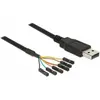 Image de Delock Connecteur USB - TTL 6 broches (USB 2.0), Câble interne (PC)