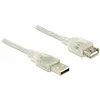 Image de Delock USB-A - Extension USB-A (0.50 m, USB 2.0), Câble USB
