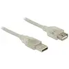 Image de Delock USB A   USB A (1 m, USB 2.0), Câble USB